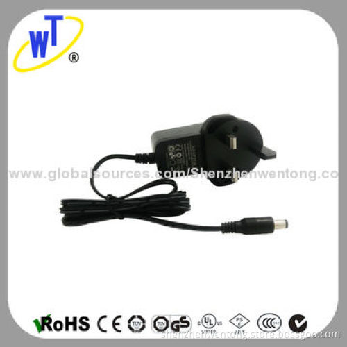 4.5W BS Plug Wallmount AC/DC Adapters, 1.8M DC Cord, 5.5*2.1mm Connection